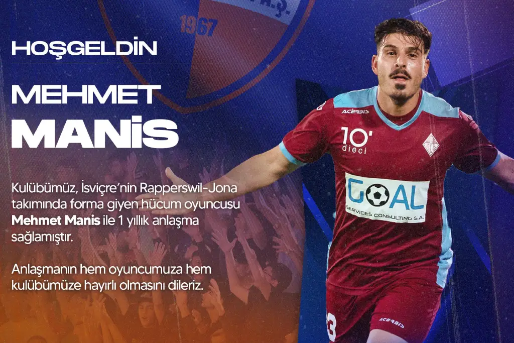 Hoş Geldin Mehmet Manis