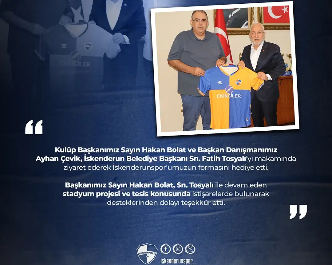Başkanımız Bolat'tan Belediye'ye Ziyaret