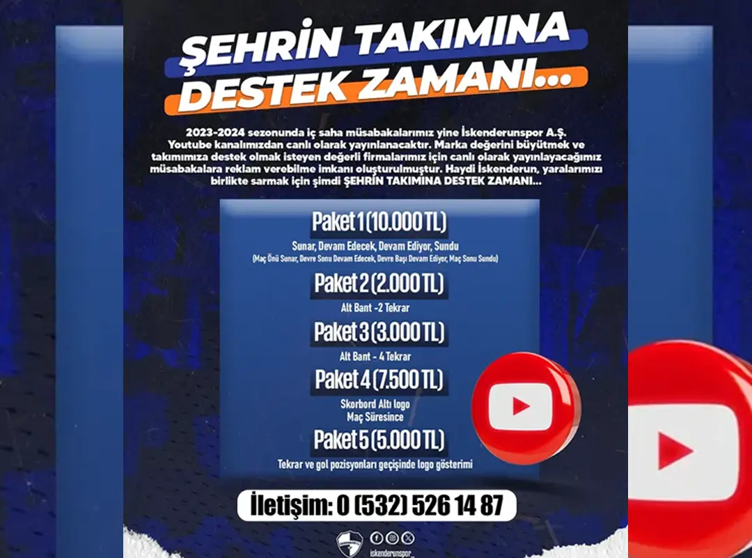 Canlı Yayın Reklam Bilgilendirmesi