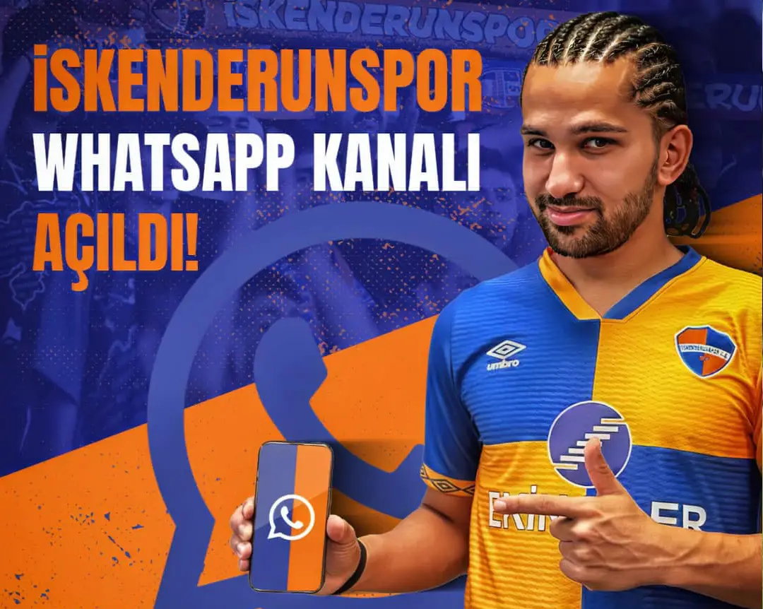 İskenderunspor'umuzun WhatsApp Kanalı Açıldı