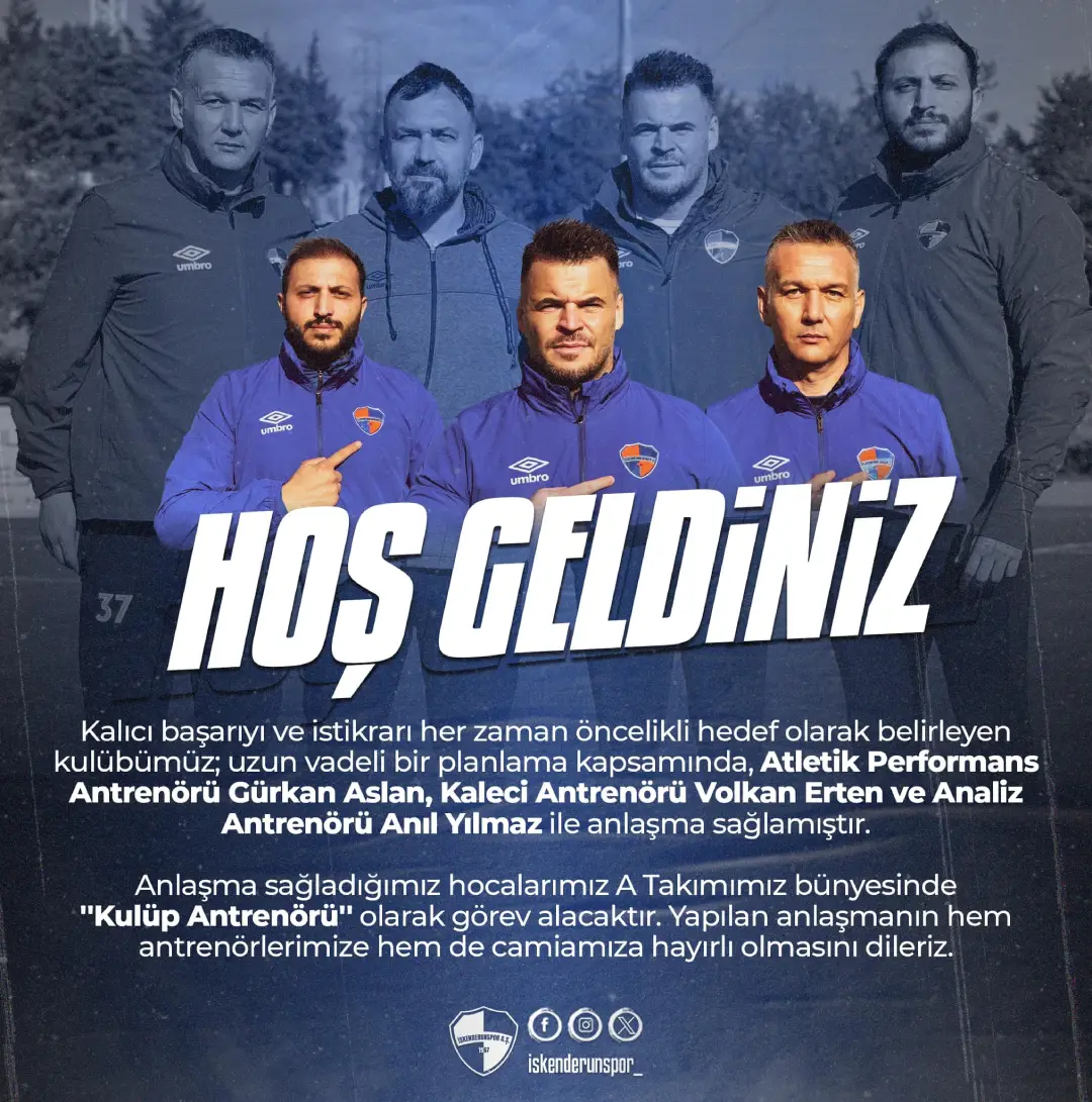 Kulüp Antrenörlerimiz Belli Oldu
