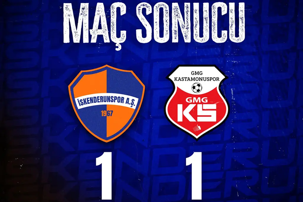 İskenderunspor'umuz: 1 - GMG Kastamonuspor: 1