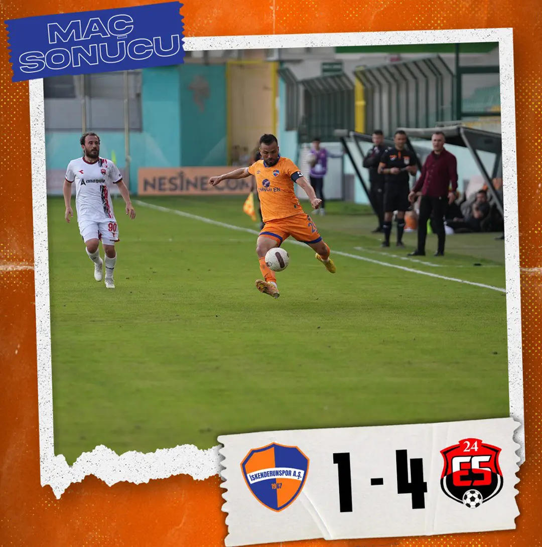İskenderunspor'umuz: 1 - 24Erzincanspor: 4